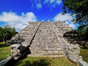 Ossuary Prints: The Ossuary, Chichen Itza, Yucatan State, Mexico