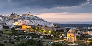 Bari District Prints: Ostuni, Itria Valley, Bari district, Apulia, Italy