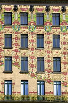 Otto Wagners Art Nouveau Apartments, Vienna, Austria, Central Europe