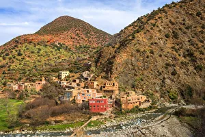 Berber Prints: Ourika valley, Province Al Haouz, High Atlas, Morocco