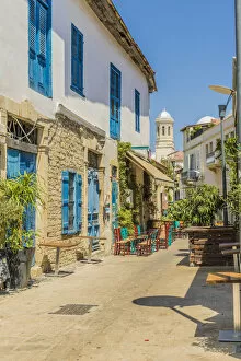 Images Dated 27th November 2019: Outdoor cafes in Limassol, Cyprus