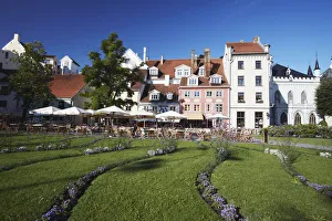 Outdoor cafes in Livu Laukums, Riga, Latvia