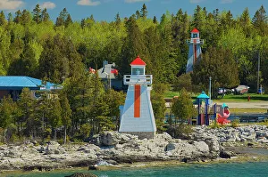 Camp Prints: outh Baymouth Range Front Lighthouse on Georgian Bay