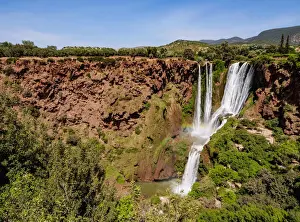 Middle Atlas Prints: Ouzoud Falls, waterfall located near the Middle Atlas village of Tanaghmeilt