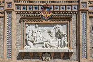 Mudejar Prints: Ovalo Stairway, Teruel, Aragon, Spain