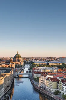 Spree Prints: Overview, Berlin Dom and Spree River, Berlin, Germany
