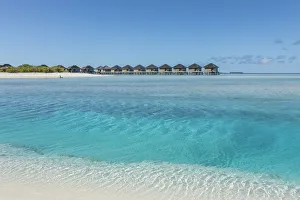 Overwater bungalows, Anantara Veli resort, South Male Atoll, Maldives Overwater bungalows, Anantara Veli resort, South Male Atoll, Maldives