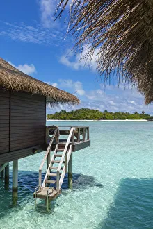 Overwater bungalows, Anantara Veli resort, South Male Atoll, Maldives