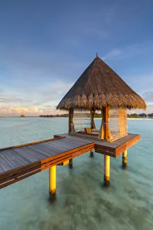 Overwater Prints: Overwater Spa, Anantara Dhigu resort, South Male Atoll, Maldives
