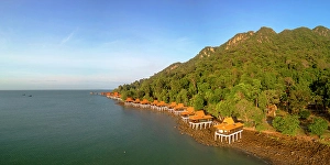 Villas Prints: Overwater villas at Berjaya Langkawi Resort, Langkawi, Kedah, Malaysia