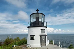 Security Prints: Owl's Head Light, Rockland Harbor, Maine, USA