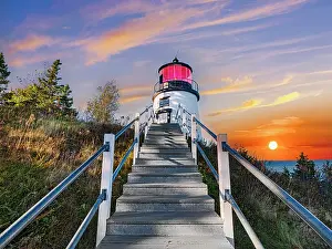 Head Prints: Owls Head, Maine, at the entrance to Rockland Harbor in Penobscot Bay