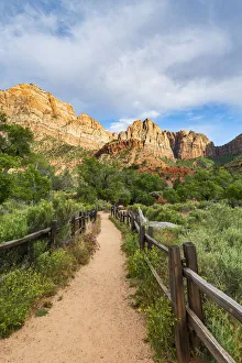 Virgin River Prints: Pa rus Trail Zion National Park, Utah, USA