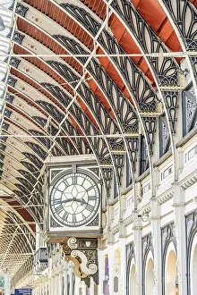 Train Prints: Paddington Railway station, Paddington, London, England, UK