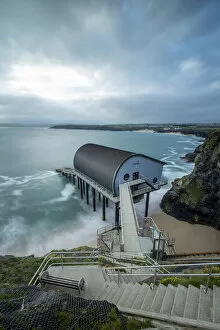 Images Dated 1st September 2021: Padstow Lifeboat Station, Mother Iveys Bay, Cornwall, England, UK