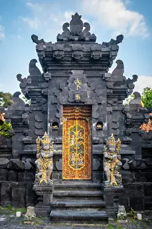Temples Prints: Paduraksa (kori) gateway, Pura Tanah Lot Temple, Bali, Indonesia