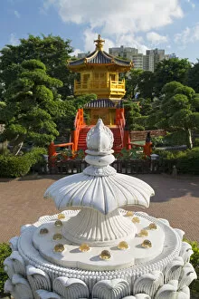 Images Dated 19th November 2015: Pagoda in Nan Lian Garden at Chi Lin Nunnery, Diamond Hill, Kowloon, Hong Kong
