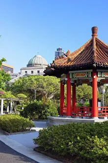 Taipei Prints: Pagoda and National Taiwan Museum in 228 Peace Memorial Park, Taipei, Taiwan