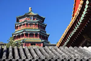 Pagoda Prints: Pagoda at Summer Palace (UNESCO World Heritage Site), Beijing, China