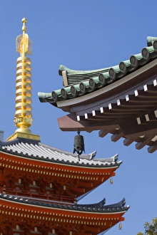 Pagoda at Tocho-ji Temple, Fukuoka, Kyushu, Japan