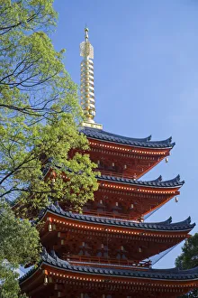 Pagoda at Tocho-ji Temple, Fukuoka, Kyushu, Japan