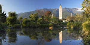 Oriental Flavour Prints: Three Pagodas, Dali, Yunnan, China