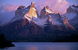 Andes Collection: Paine Massif at dawn