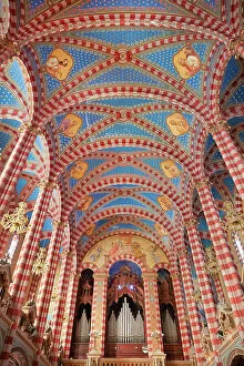 Images Dated 8th November 2022: The painted interior ceiling of the Almagro Basilica (Spanish)