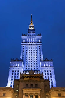 Images Dated 5th November 2015: The Palace of Culture and Science, a gift from the USSR to Poland in 1955. Warsaw, Poland