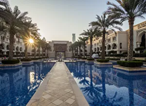 Karol Kozlowski Prints: Palace Downtown at sunrise, Dubai, United Arab Emirates