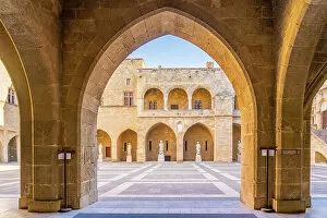 Images Dated 10th January 2023: Palace of the Grand Master of the Knights of Rhodes, in the Medieval City of Rhodes, UNESCO, Rhodes