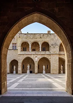Palace of the Grand Master of the Knights of Rhodes, Medieval Old Town, Rhodes City, Rhodes Island, Dodecanese, Greece