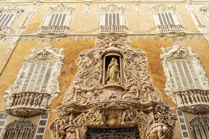 Landmarks Prints: Palace of the Marques de Dos Aguas, Valencia, Spain