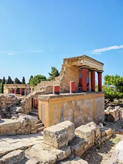 Archeology Prints: Palace of Minos, Knossos, Heraklion Region, Crete, Greece