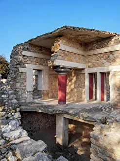 Palace of Minos, Knossos, Heraklion Region, Crete, Greece