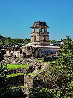 El Palacio Prints: The Palace, Palenque Archaeological Site, Palenque, Chiapas State, Mexico