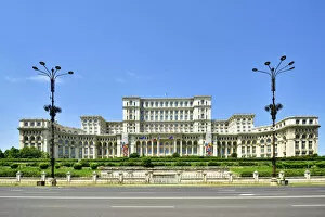 Administration Gallery: The Palace of the Parliament, in central Bucharest, is the second largest administrative