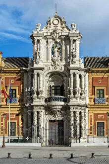 Images Dated 5th April 2016: Palace of San Telmo, seat of the presidency of the Andalusian Autonomous Government