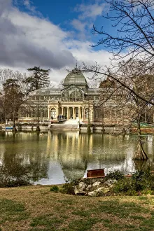 Public Park Prints: Palacio de Cristal (Crystal Palace), Buen Retiro Park, Madrid, Community of Madrid, Spain