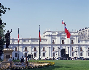 Government Building Prints: Palacio de la Moneda Parliament Building