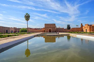 16th Century Prints: Palais El Badi, Marrakech, Morocco