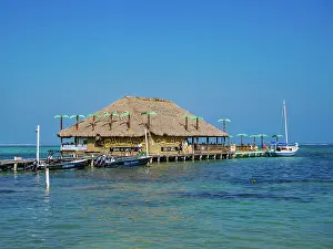 Cayo Ambergris Prints: Palapa Bar and Grill, San Pedro Town, Ambergris Caye, Belize District, Belize
