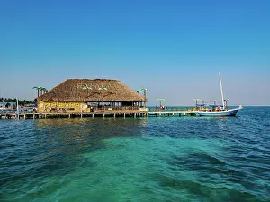 Cayo Ambergris Prints: Palapa Bar and Grill, San Pedro Town, Ambergris Caye, Belize District, Belize