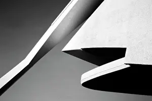 Infrared Prints: Detail of the Palau de les Arts Reina Sofia in infrared