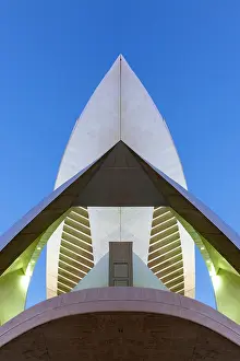 Arts Prints: Palau de les Arts Reina Sofia (Queen Sofia Palace of the Arts) at dusk