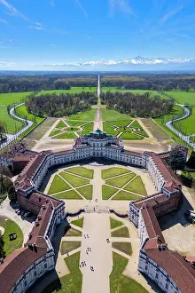 Torino Prints: Palazzina Reale di Caccia di Stupinigi. Torino, Torino district, Piedmont, Italy