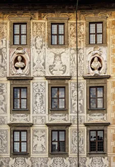 Palazzo della Carovana, detailed view, Piazza dei Cavalieri, Knights Square