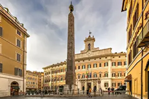 Bernini Prints: Palazzo Montecitorio, seat of the Italian Chamber of Deputies, Rome, Lazio, Italy