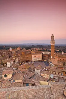 Palazzo Publico & Piazza del Campo, Siena, Tuscany, Italy