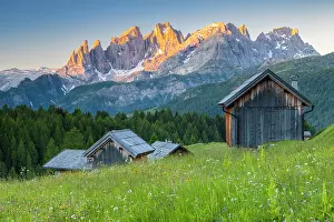 Cabins Prints: Pale di San Martino Fuciade. San Pellegrino pass